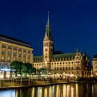 Rathaus Hamburg bei Nacht