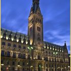 Rathaus Hamburg - Blaue Stunde