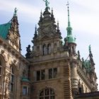 Rathaus Hamburg  die Hintere Ansicht
