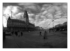 Rathaus Hamburg im November