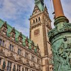 Rathaus Hamburg mit Sitz des Senats der Hansestadt