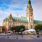 Rathaus Hamburg mit Sitz des Senats der Hansestadt