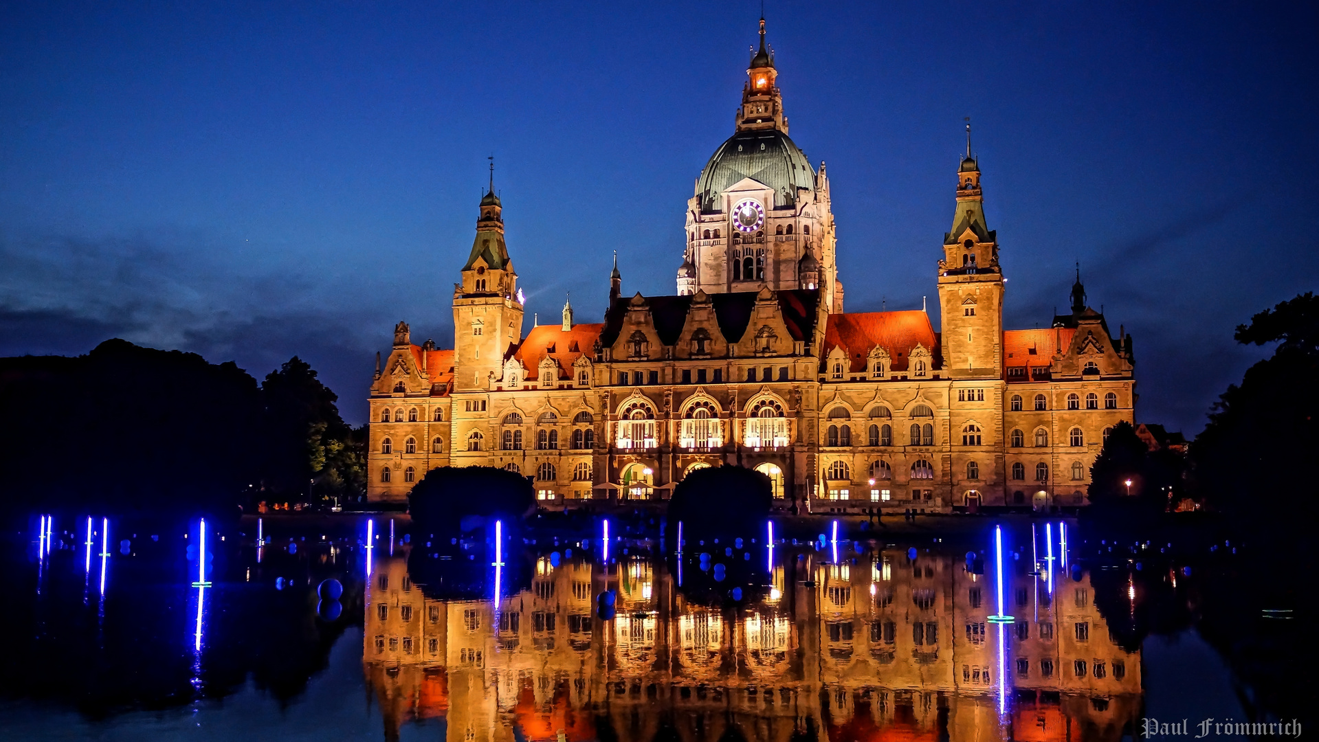 Rathaus Hannover Foto & Bild | architektur, architektur bei nacht, motive Bilder auf fotocommunity