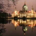 Rathaus Hannover bei Nacht