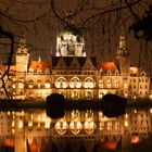 Rathaus Hannover bei Nacht