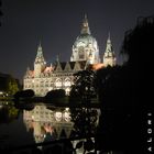 Rathaus Hannover bei Nacht