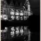 Rathaus Hannover bei Vollmond