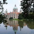 Rathaus Hannover gespiegelt