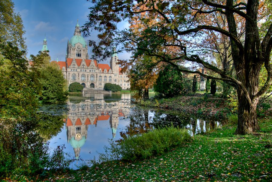 Rathaus Hannover - Herbstlich