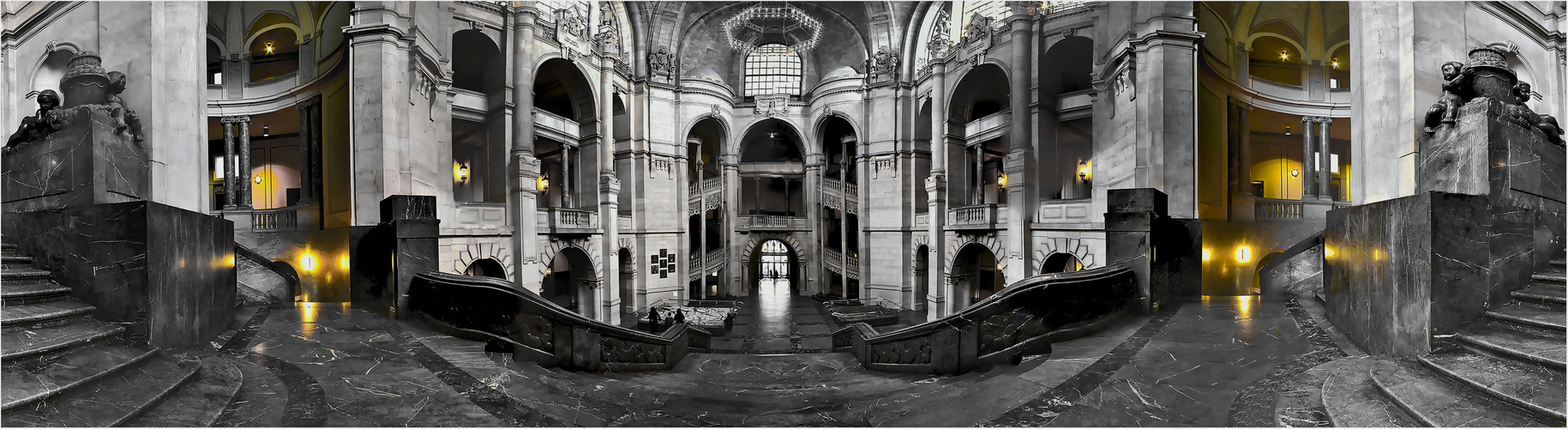 Rathaus Hannover Innenpanorama