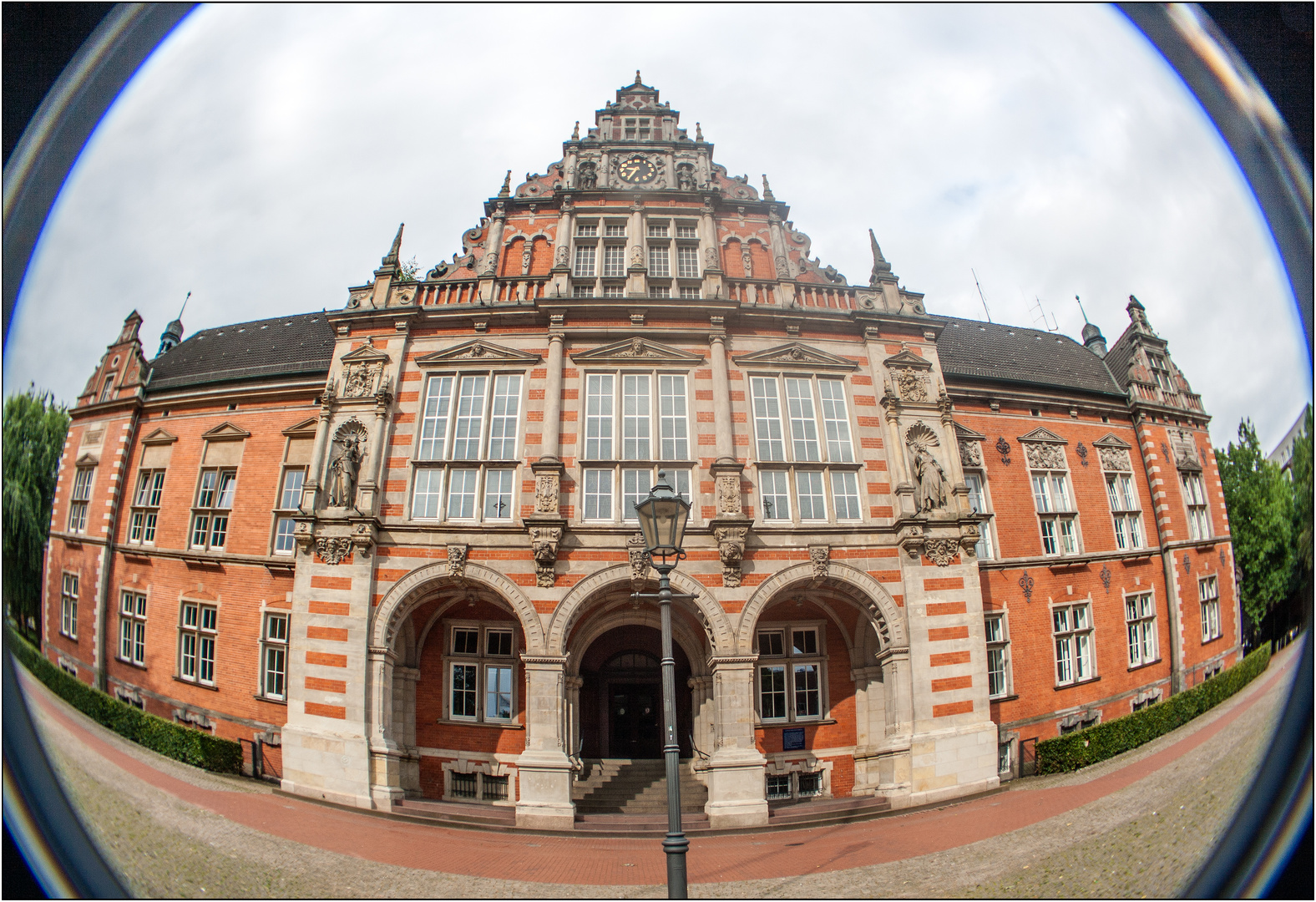 Rathaus HARBURG, von 1892 ...