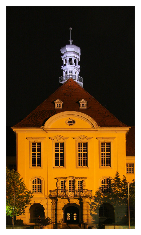 Rathaus Herford bei Nacht