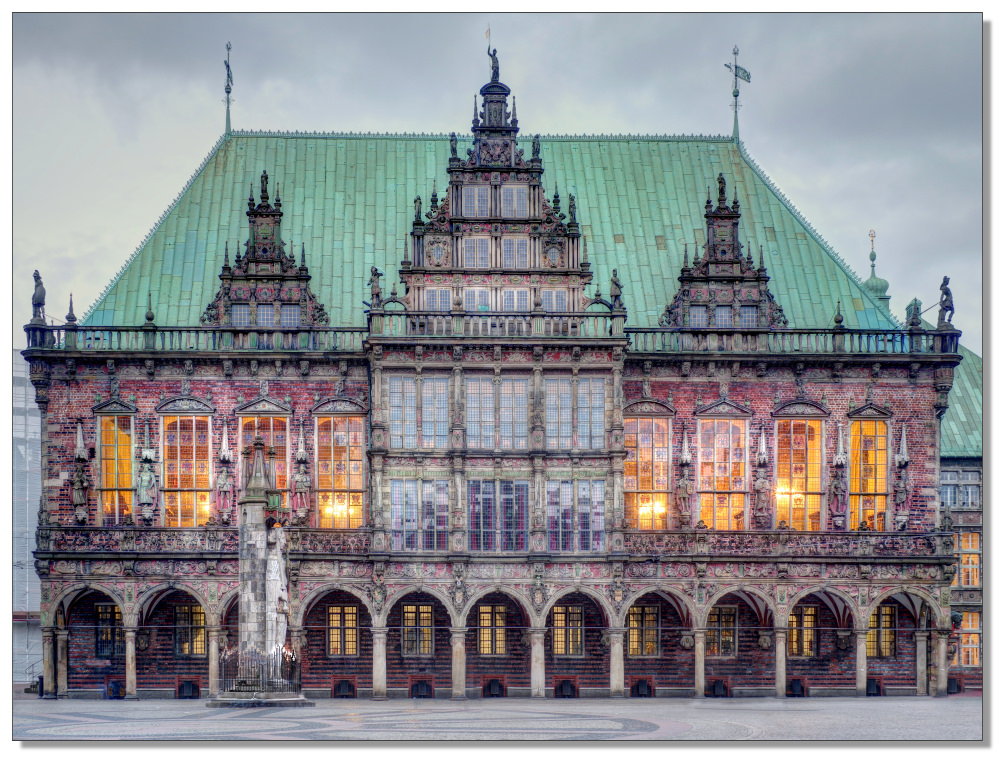 Rathaus illuminiert