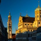 Rathaus im Abendlicht