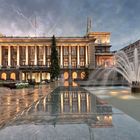 Rathaus im Gewitter