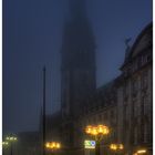 Rathaus im Nebel