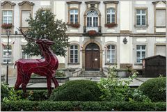 Rathaus im Regen
