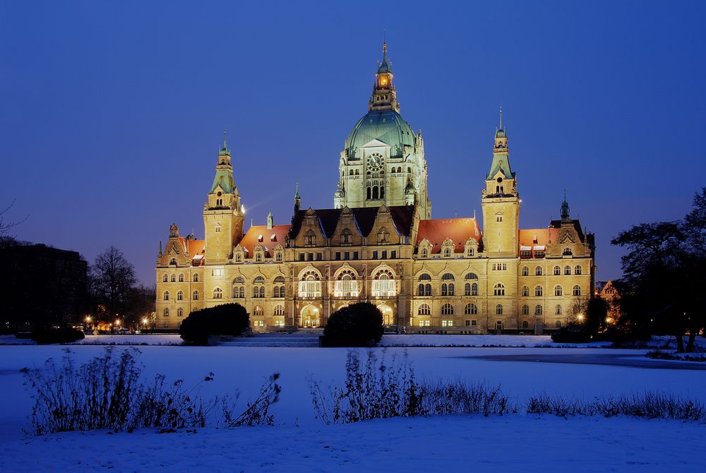 Rathaus im Winter 2