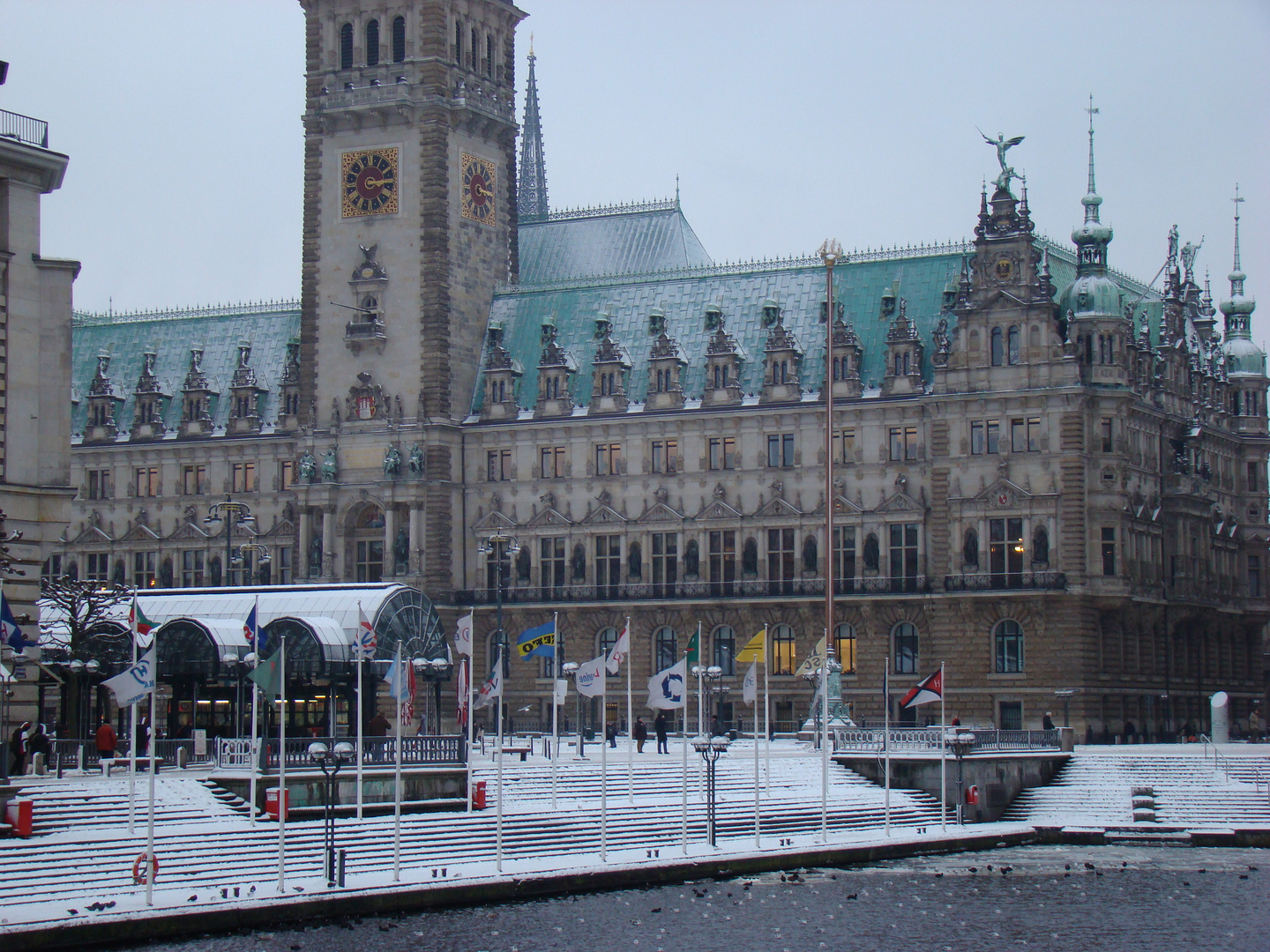 Rathaus im Winter