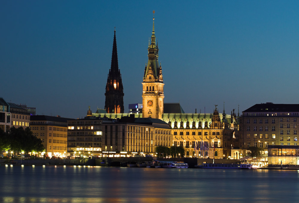 Rathaus in der blauen Stunde 2