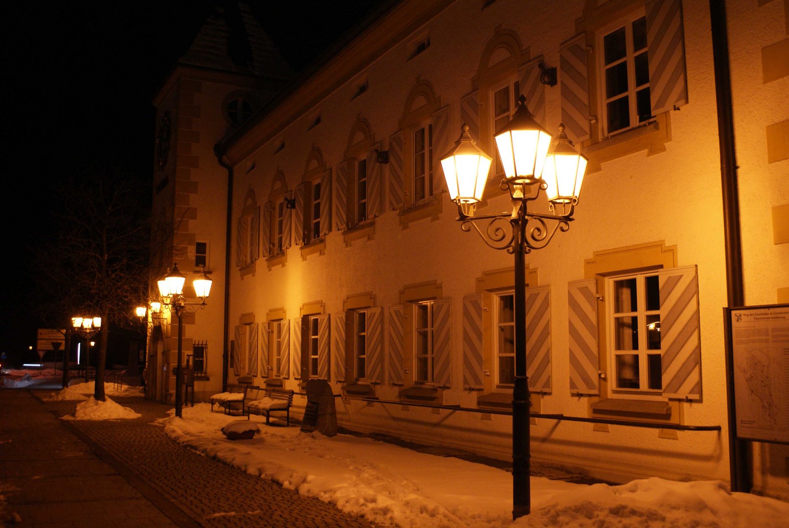 Rathaus in der Nacht