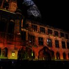 Rathaus in Flammen