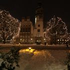 Rathaus in Gladbeck - weihnachtlich beleuchtet