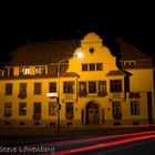 Rathaus in Hoya bei Nacht