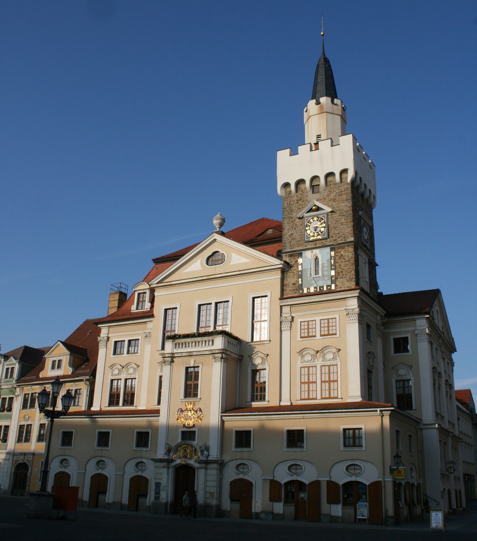 Rathaus in Löbau am Altmarkt