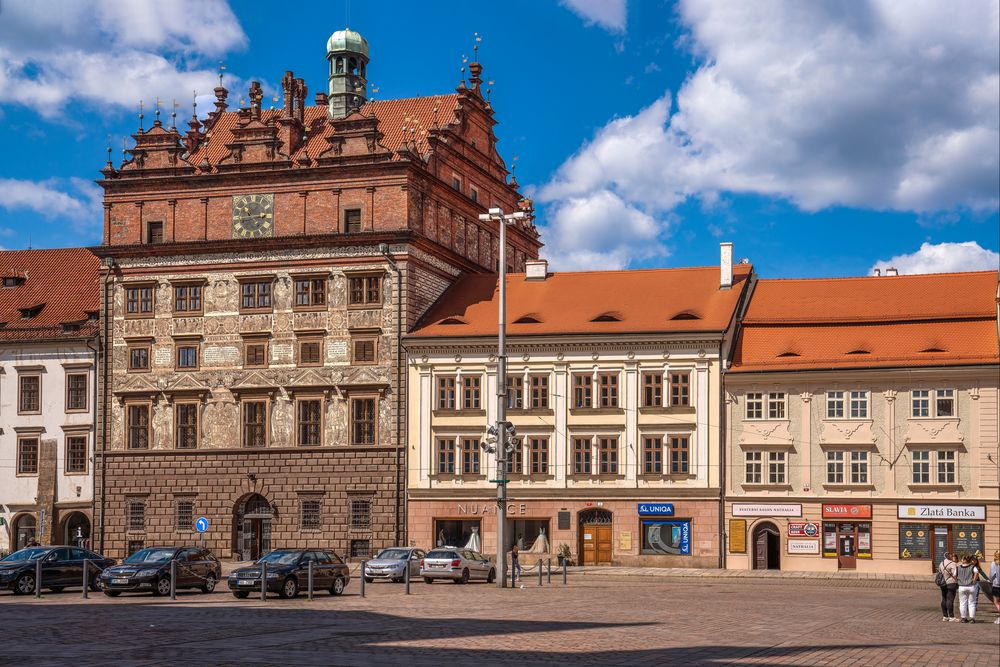 Pilsen Altstadt Parken Rathaus in Pilsen Foto & Bild | europe, industrie und technik, czech