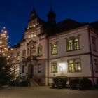 Rathaus in Schönau im Schwarzwald im Abendlicht