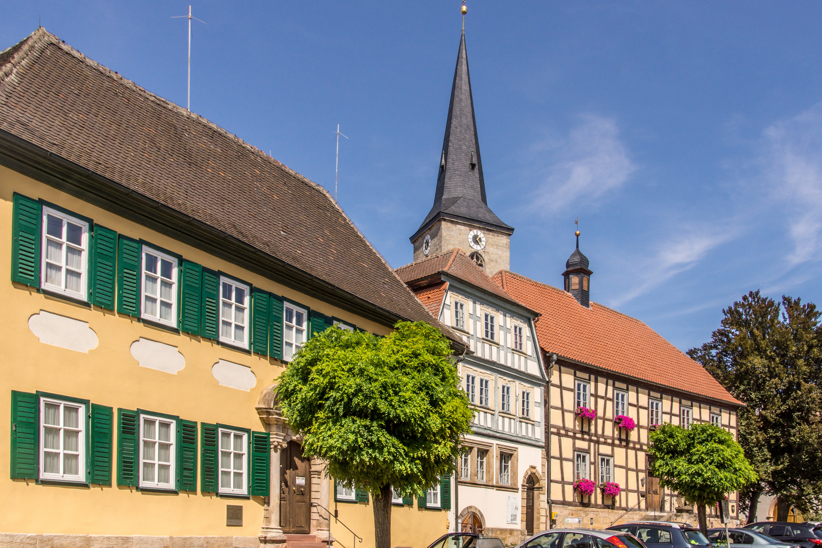 Rathaus in Seßlach - Franken