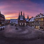 Rathaus in Wernigerode zum Sonnenaufgang..!