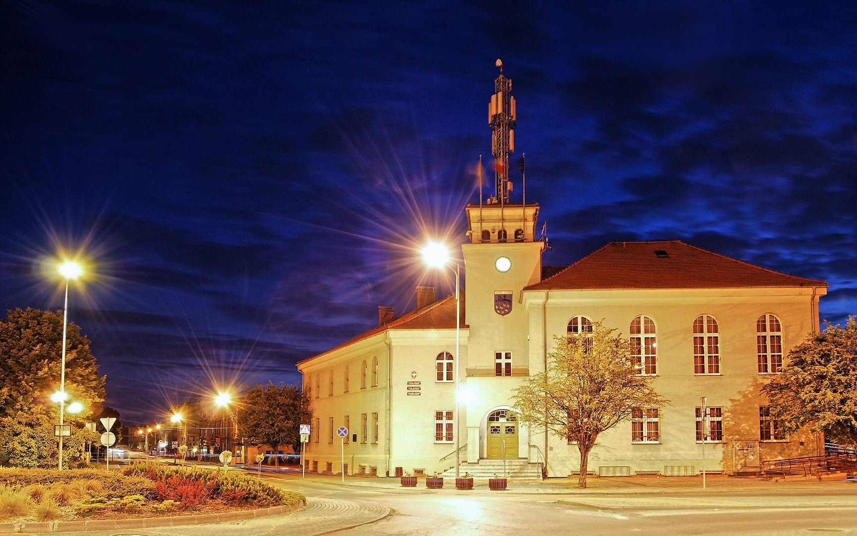 Rathaus Laziska Górne    Oberschlesien / Polen )