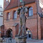 Rathaus mit dem Roland in Stendal