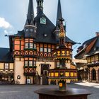 Rathaus mit Marktbrunnen in Wernigerode