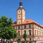 Rathaus mit Marktplatz in der Tschechei