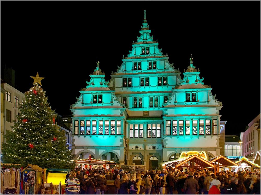 Weihnachten 2022 Paderborn Rathaus Paderborn Foto & Bild weihnachten, street, world Bilder auf