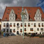 Rathaus Platz Meißen Altstadt