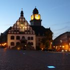 Rathaus Plauen bei Nacht