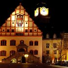 Rathaus Plauen im Abendlicht