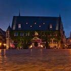 Rathaus Quedlinburg am Abend