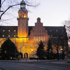 Rathaus Reinickendorf beleuchtet