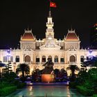 Rathaus Saigon bei Nacht