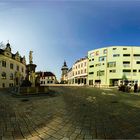 Rathaus Schönebeck mit Marktbrunnen (360°-Ansicht)