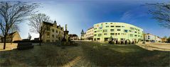 Rathaus Schönebeck mit Marktbrunnen (360°-Ansicht)