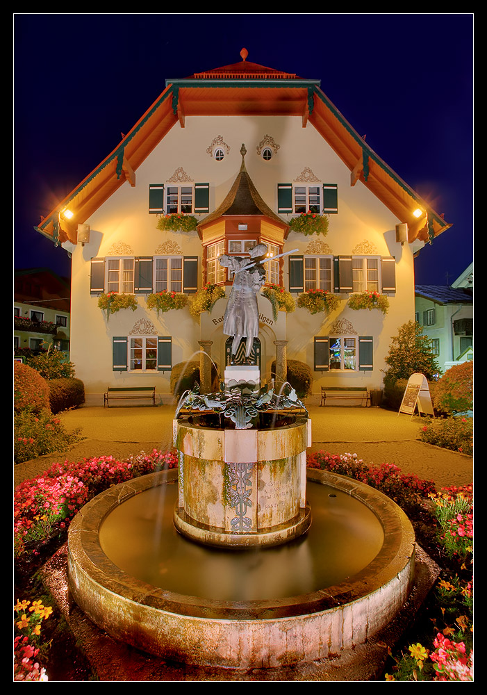 Rathaus St.Gilgen @ night