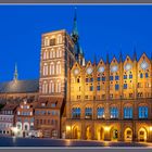 Rathaus Stralsund mit Nicolaikirche