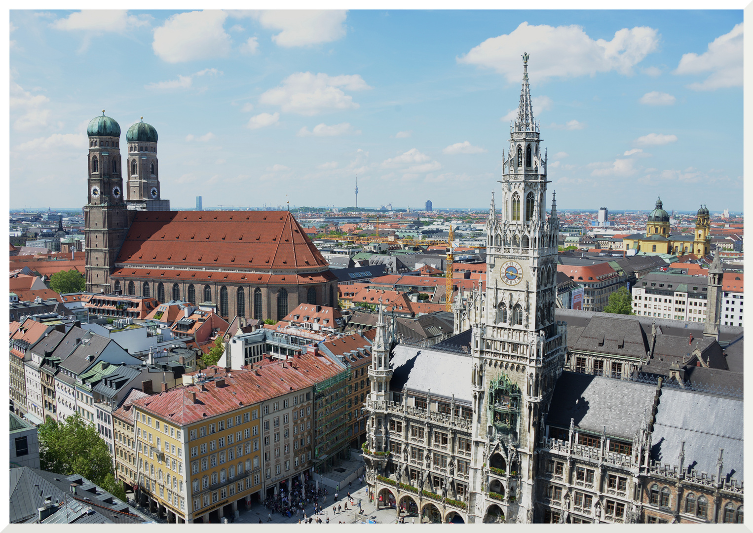 Rathaus und Frauenkirche München