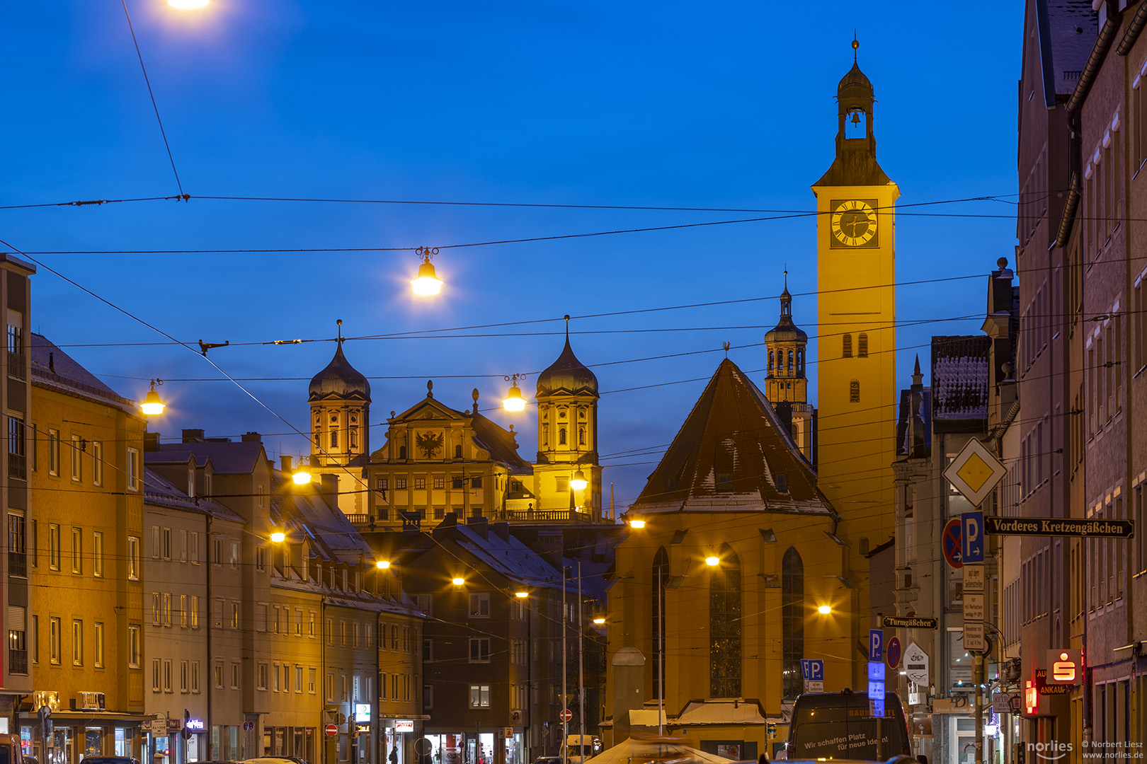 Rathaus und Jakobskirche